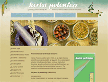 Tablet Screenshot of herbapolonica.pl